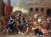 Nicolas Poussin The Rape of the Sabine Women Spain oil painting artist